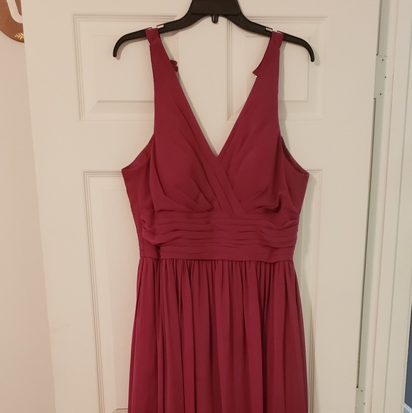 Azazie Dresses & Skirts - Dark pink bridesmaids dress